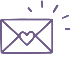 Envelope with heart icon